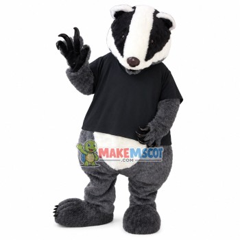Skunk of The Wildlife Foundation Mascot Costume Skunk of The Wildlife Foundation Mascot Costume