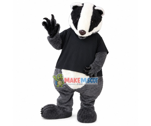 Skunk of The Wildlife Foundation Mascot Costume Skunk of The Wildlife Foundation Mascot Costume