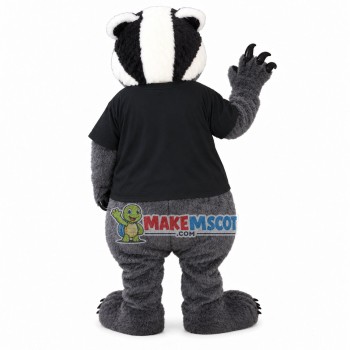 Skunk of The Wildlife Foundation Mascot Costume Skunk of The Wildlife Foundation Mascot Costume