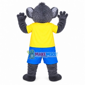 Bright Soft Gray Koala Mascot Costume Bright Soft Gray Koala Mascot Costume