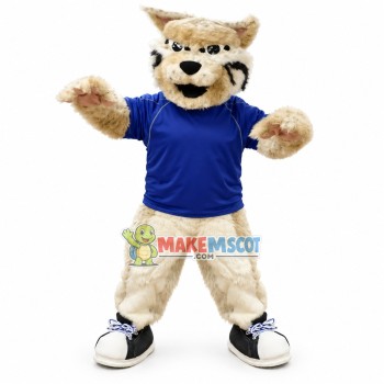 Lively Furry Tiger of The International School Mascot Costume Lively Furry Tiger of The International School Mascot Costume