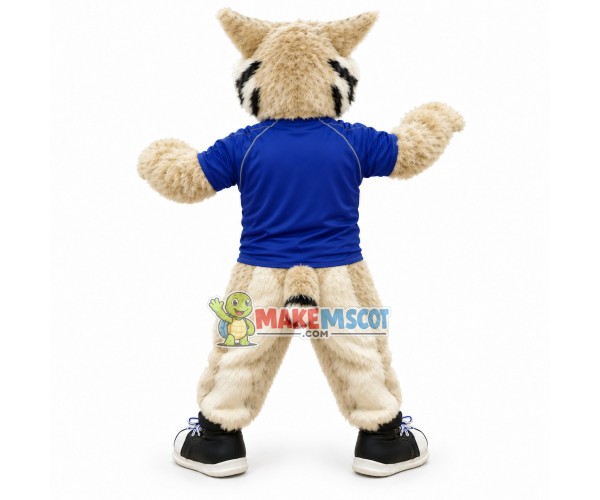 Lively Furry Tiger of The International School Mascot Costume