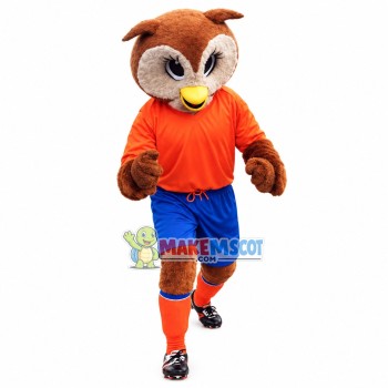 Actively Prepared Owl Contestant Mascot Costume Actively Prepared Owl Contestant Mascot Costume