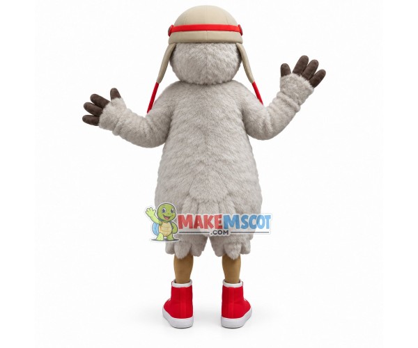 Shorthair Penguin Wearing Wind Cap Mascot Costume Shorthair Penguin Wearing Wind Cap Mascot Costume