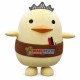 Chubby Yellow Crown Chicken Mascot Costume Chubby Yellow Crown Chicken Mascot Costume