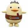 Chubby Yellow Crown Chicken Mascot Costume