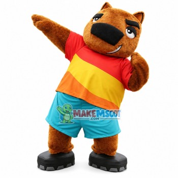 Performing Dog of The Asian Cup Mascot Costume