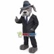 Cautious Detective Dog Mascot Costume Outfit Cautious Detective Dog Mascot Costume Outfit