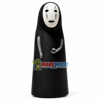 Mysterious Ghost No Face Man Cartoon Mascot Costume