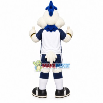 Vivid Power White Chicken Mascot Costume Vivid Power White Chicken Mascot Costume