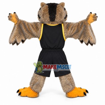 Imposing the Adult Hairy Owl Mascot Costume Imposing the Adult Hairy Owl Mascot Costume