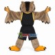 Imposing the Adult Hairy Owl Mascot Costume Imposing the Adult Hairy Owl Mascot Costume