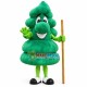 Green Stacked Tree of The Garden Mascot Costume Green Stacked Tree of The Garden Mascot Costume