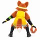 Green-eyed Thunder Fox Playing Basketball Mascot Costume
