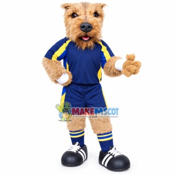 Sports Furry Dog Of The University Mascot Costume