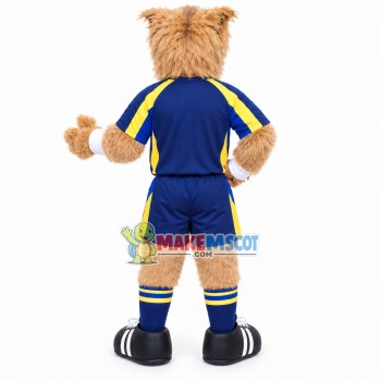 Sports Furry Dog Of The University Mascot Costume