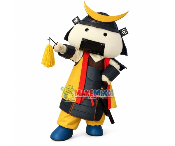 Funny Japanese Rice Ball Samurai Mascot Costume