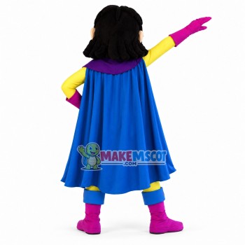 Gentle Superwoman of The University Mascot Costume Gentle Superwoman of The University Mascot Costume
