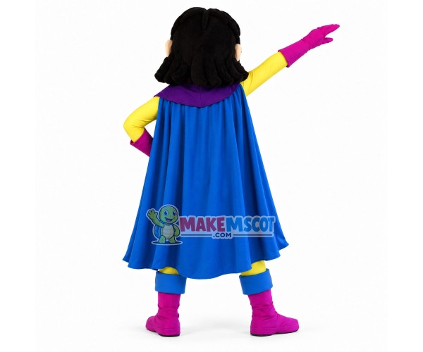 Gentle Superwoman of The University Mascot Costume Gentle Superwoman of The University Mascot Costume