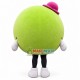 Lightweight Green Doll With Round Body Mascot Costume Lightweight Green Doll With Round Body Mascot Costume