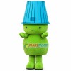 Trash Can Doll of The Corporation Mascot Costume