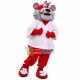 Self-encouraging Red Tiger Mascot Costume Self-encouraging Red Tiger Mascot Costume