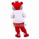 Self-encouraging Red Tiger Mascot Costume Self-encouraging Red Tiger Mascot Costume