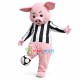 Focused Pig Playing The Football Mascot Costume Focused Pig Playing The Football Mascot Costume