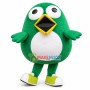 Green Bird Cartoon Mascot Costume of Garden Party
