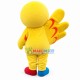 Cartoon Smiley Doll With Big Wings Mascot Costume Cartoon Smiley Doll With Big Wings Mascot Costume
