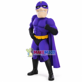 The Masked Villain Hero Mascot Adult Costume The Masked Villain Hero Mascot Adult Costume