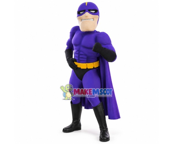 The Masked Villain Hero Mascot Adult Costume The Masked Villain Hero Mascot Adult Costume