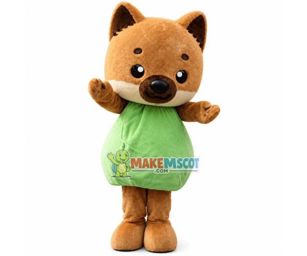 Cabbage Fox Soliciting Guests Mascot Costume