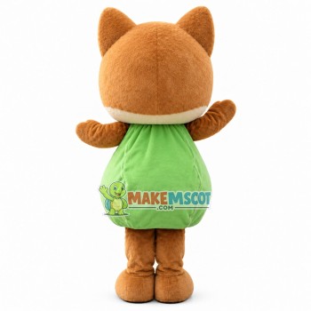 Cabbage Fox Soliciting Guests Mascot Costume