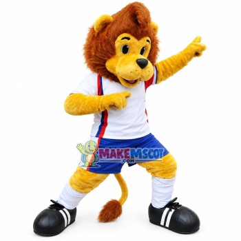 Energetic Adult Sports Lion Mascot Costume Energetic Adult Sports Lion Mascot Costume