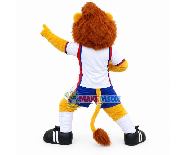 Energetic Adult Sports Lion Mascot Costume Energetic Adult Sports Lion Mascot Costume