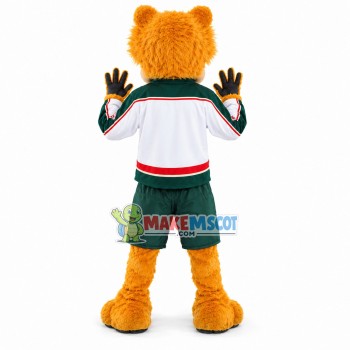Plush Little Tiger With Energy Mascot Costume Plush Little Tiger With Energy Mascot Costume