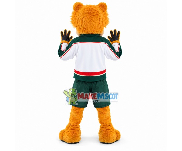Plush Little Tiger With Energy Mascot Costume Plush Little Tiger With Energy Mascot Costume