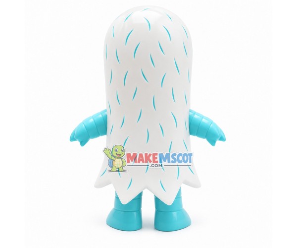 Funny Cartoon White Monster With Elephant Nose Mascot Costume Funny Cartoon White Monster With Elephant Nose Mascot Costume