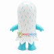 Funny Cartoon White Monster With Elephant Nose Mascot Costume Funny Cartoon White Monster With Elephant Nose Mascot Costume