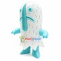 Funny Cartoon White Monster With Elephant Nose Mascot Costume
