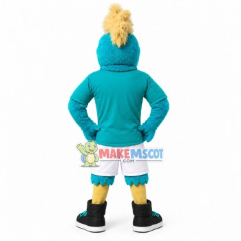 Powerful Lake Blue Eagle of University Mascot Costume Powerful Lake Blue Eagle of University Mascot Costume