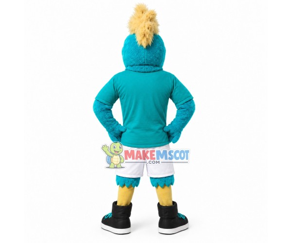 Powerful Lake Blue Eagle of University Mascot Costume Powerful Lake Blue Eagle of University Mascot Costume