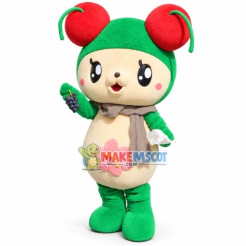 Cute Orchard Green Ant Baby Mascot Costume