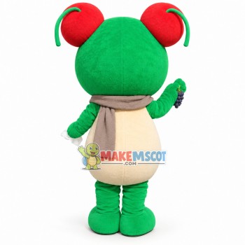 Cute Orchard Green Ant Baby Mascot Costume