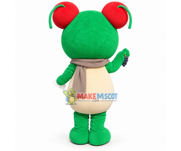 Cute Orchard Green Ant Baby Mascot Costume Cute Orchard Green Ant Baby Mascot Costume
