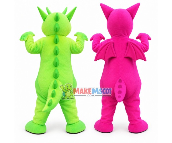 Funny Bright Color Dragon Mascot Costume Funny Bright Color Dragon Mascot Costume