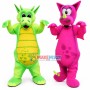 Funny Bright Color Dragon Mascot Costume