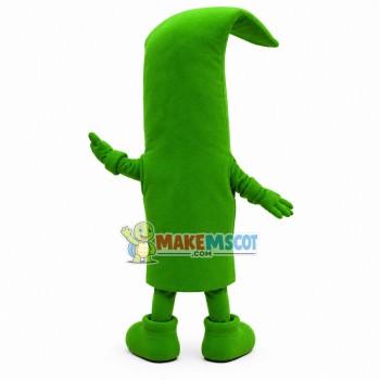 Cartoon Curved Aloe Leaf Mascot Costume Cartoon Curved Aloe Leaf Mascot Costume