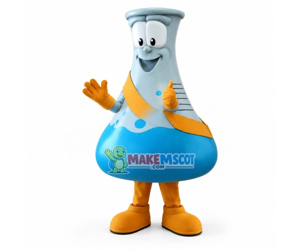 Glass Reagent Bottle of Laboratory Mascot Costume Glass Reagent Bottle of Laboratory Mascot Costume